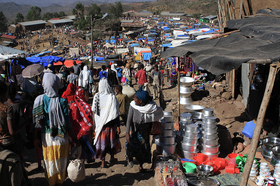 Lalibela Market, Ethiopia Photograph by Aidan Moran