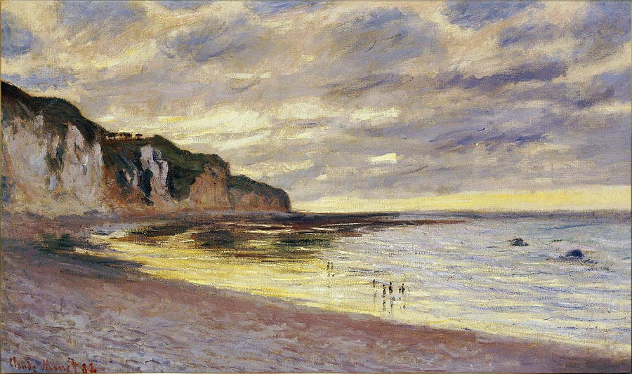 Lally Point, Low Tide, 1882 Painting by Claude Monet | Fine Art America