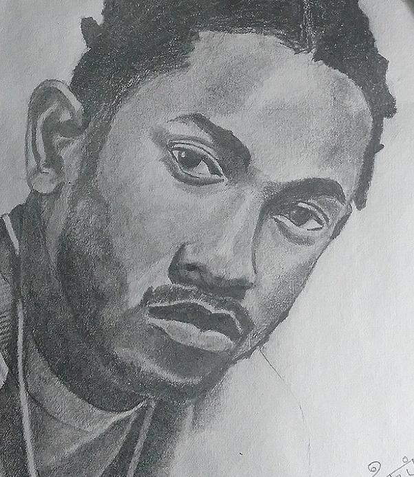 How To Draw Kendrick Lamar Step by Step Drawing Guide by Dawn  DragoArt