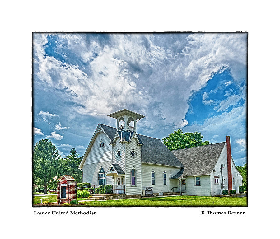 Lamar United Methodist Photograph by R Thomas Berner