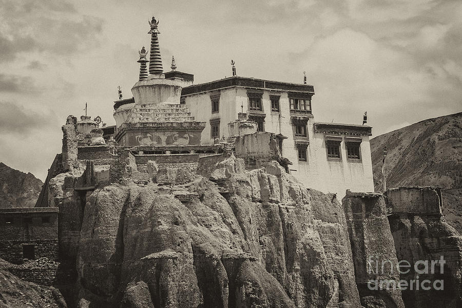 Architecture Photograph - Lamayuru Monastery by Hitendra SINKAR