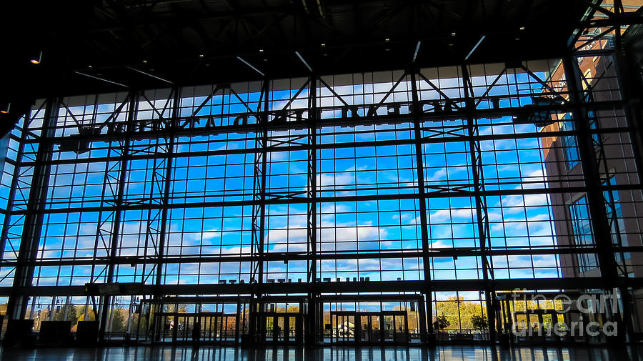 Lambeau Field Atrium Inside Out View Photograph by Stephanie Forrer ...