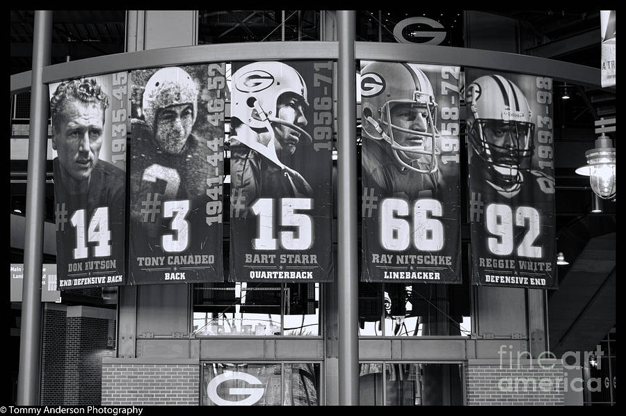 Lambeau Field Heroes Photograph by Tommy Anderson Lambeau Field Heroes Photograph by Tommy Anderson