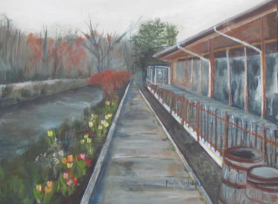 Lambertville RR #1 Painting by Paula Pagliughi