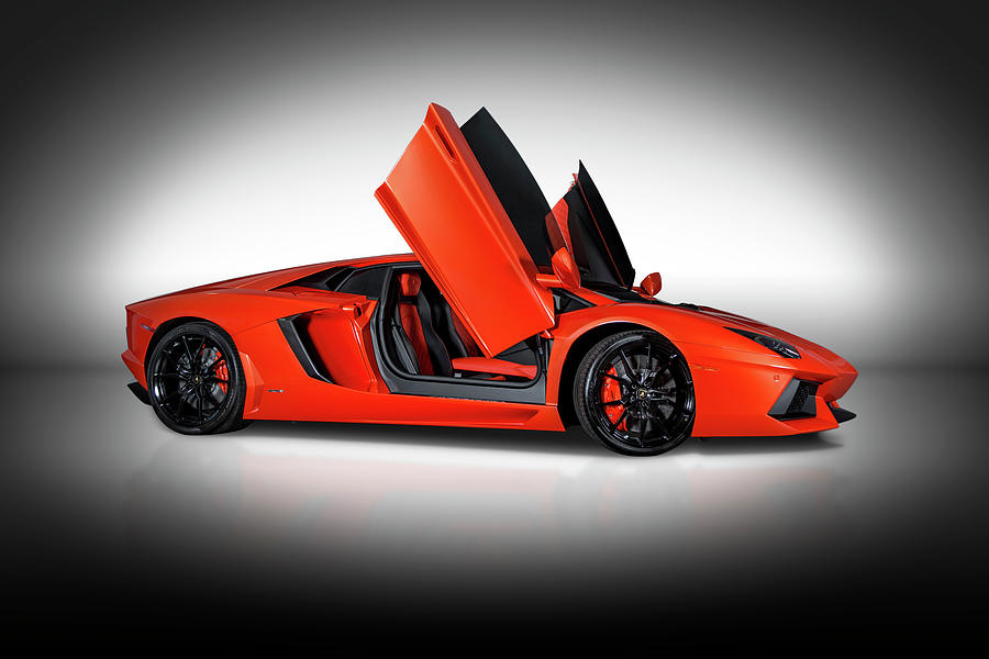 Lamborghini Aventador Doors Up Photograph by Bill Brock | Pixels