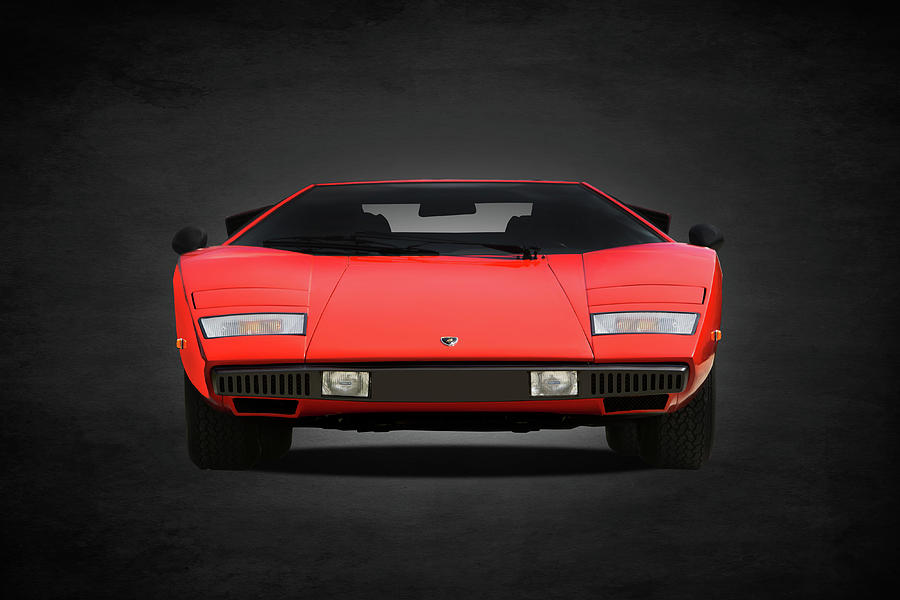 Car Photograph - The Iconic Countach by Mark Rogan