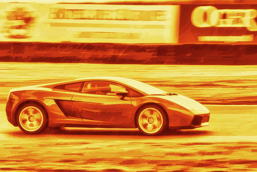 Lamborghini Diablo at Oger Zandvoort Photograph by 2bhappy4ever