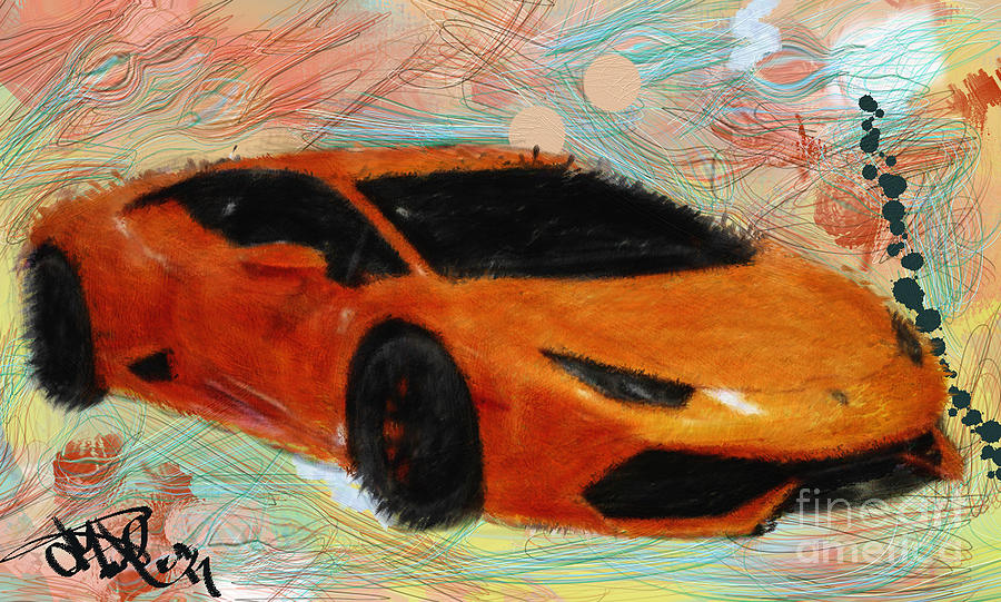 Lamborghini Huracan Digital Art by Donald Pavlica