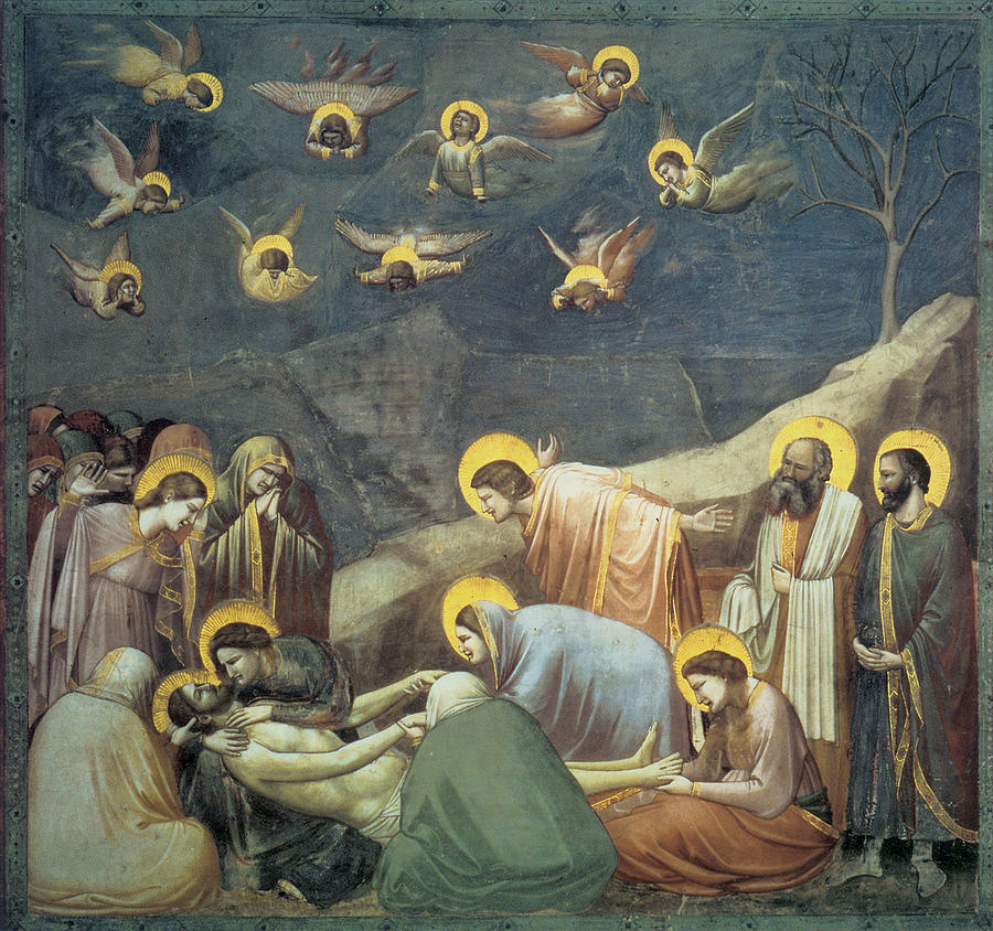 Lamentation of Christ Painting by Giotto