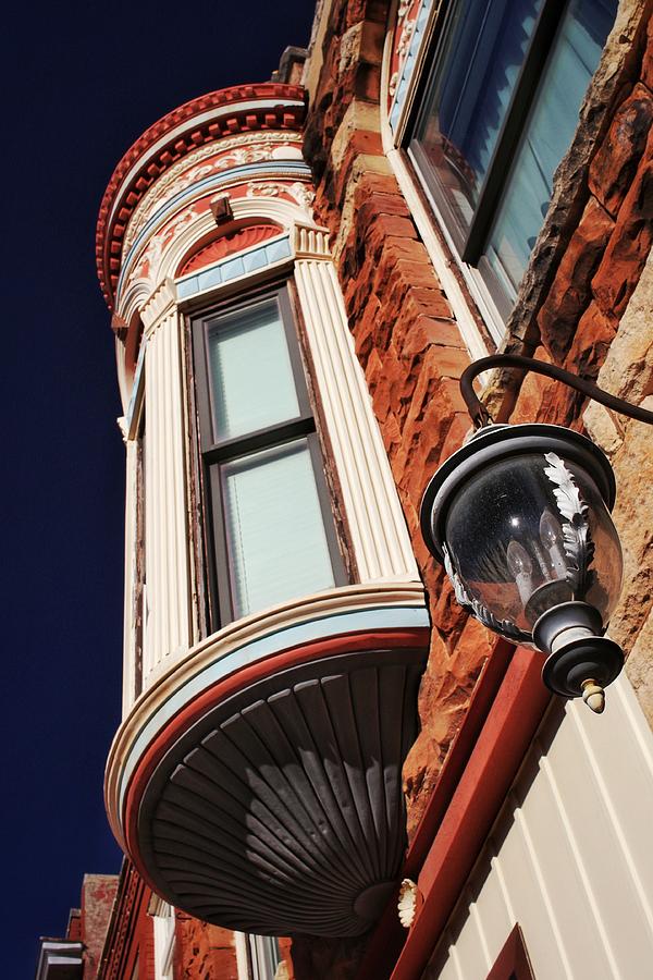 Lamp and Building Details  Photograph by Buck Buchanan