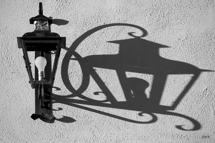 Lamp and Shadow Photograph by David Gordon