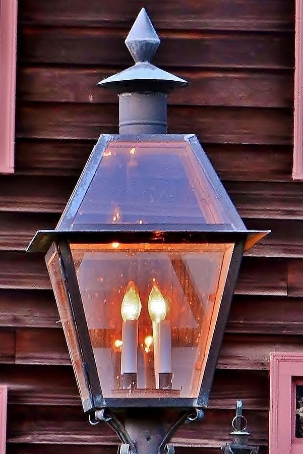 Lamp in Carpenters Square Photograph by Kim Bemis