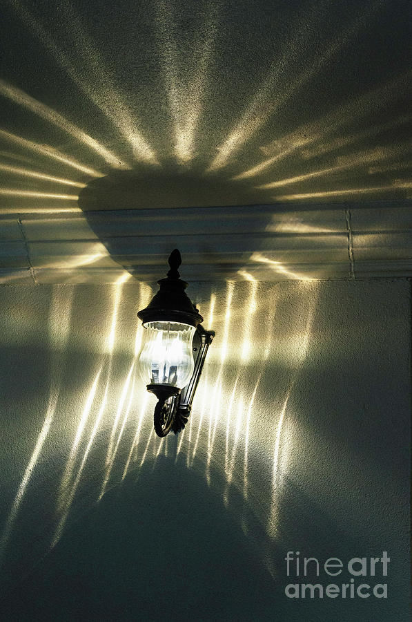 Lamp In Shadow Photograph by Frances Ann Hattier