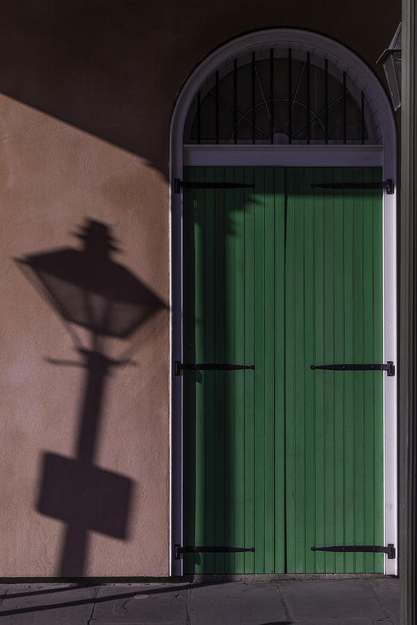 Lamp Shadow Photograph by Garry Gay