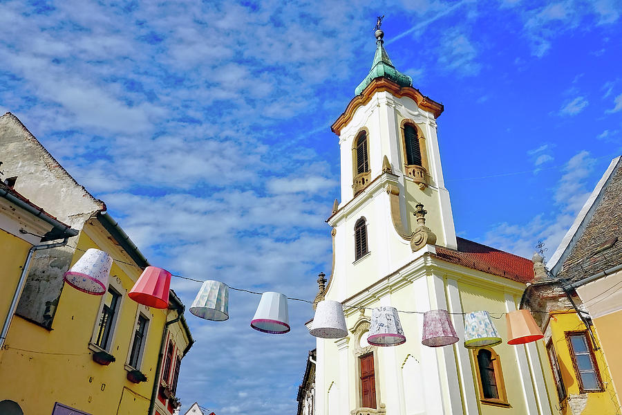 Lampshades Hanging In Szentendre, Hungary Photograph by Rick Rosenshein