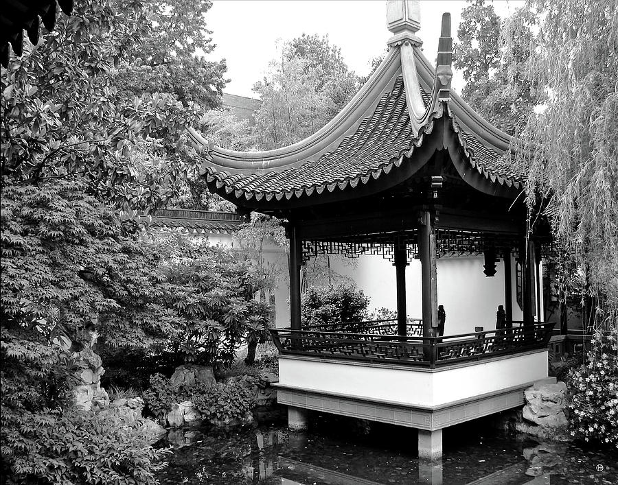 Lan Su Garden Small Pagoda  Photograph by Gary Olsen-Hasek