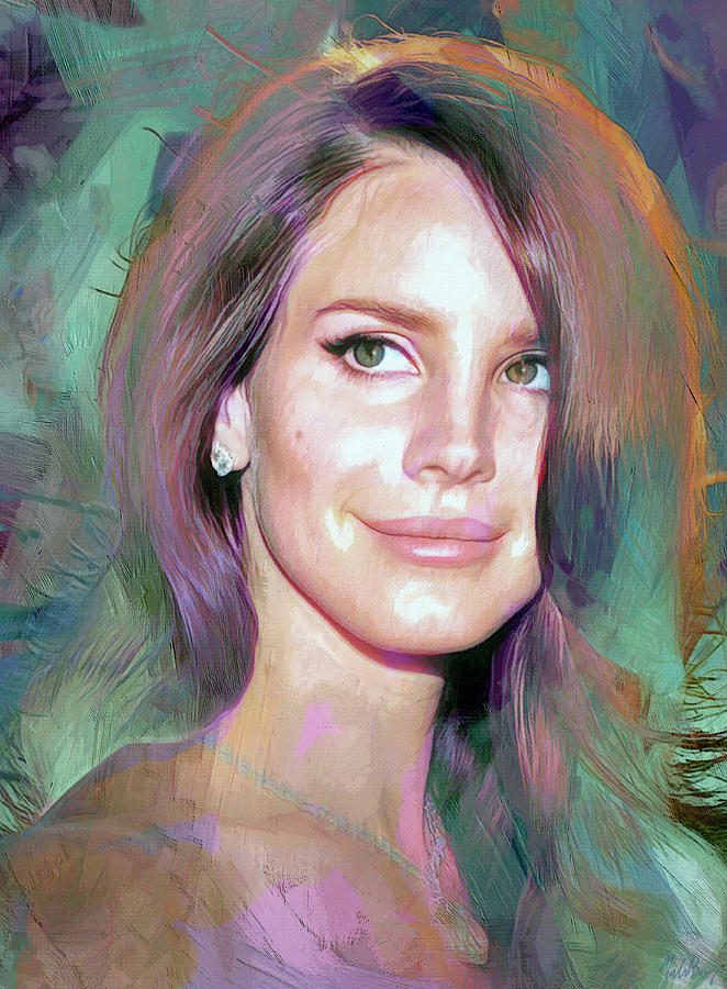 Lana Del Rey Mixed Media