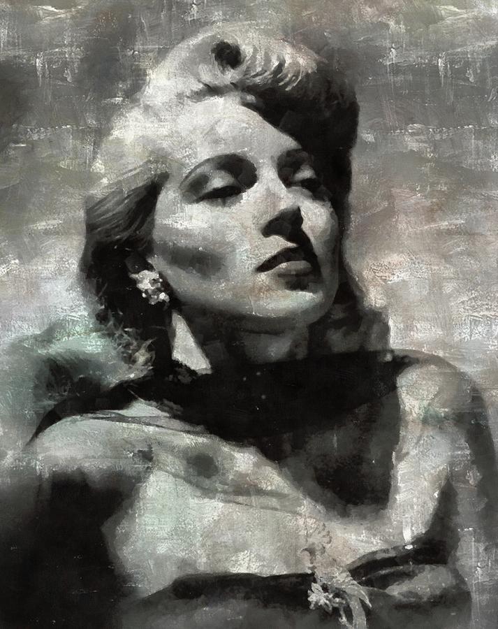 Lana Turner Painting