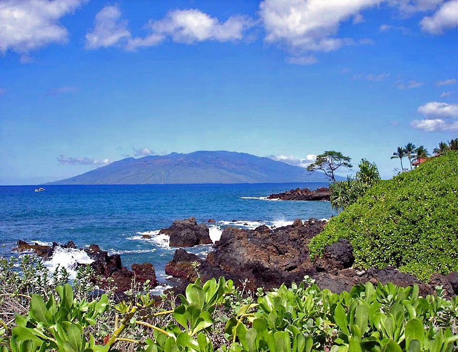 Lanai from Maui Photograph by Ellen Henneke