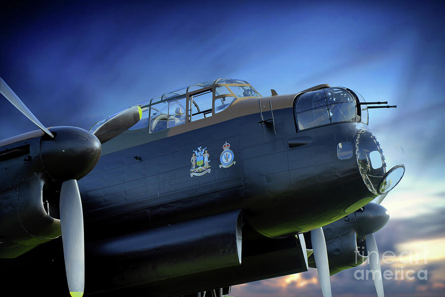 Lancaster Bomber City of Sheffield Digital Art by Airpower Art