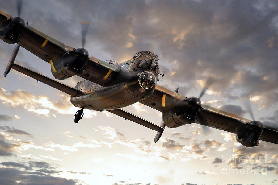 Lancaster Bomber Returns Digital Art by Airpower Art