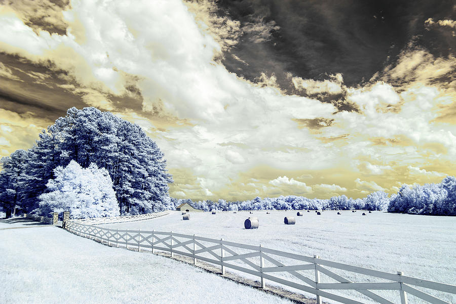Lancaster Farm in IR Photograph by Charles Hite