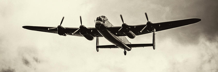 Lancaster Flypast Photograph by Chris Smith