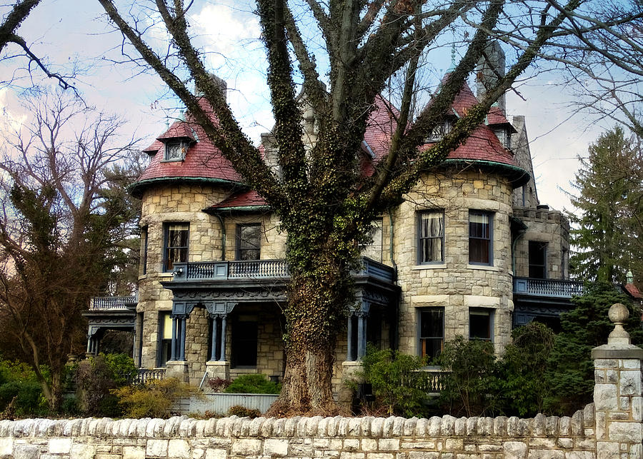 Architecture Photograph - Lancaster Mansion by Dark Whimsy