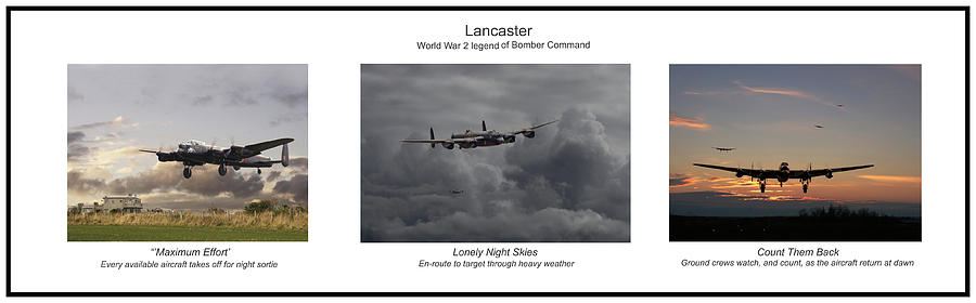 Lancaster - story board Digital Art by Pat Speirs