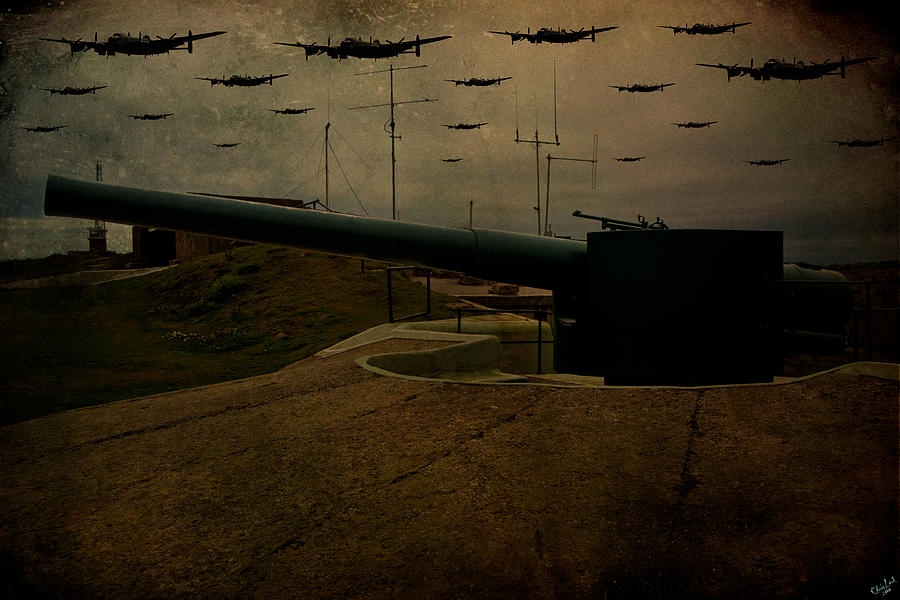 Lancasters Over Newhaven March 30th 1944 Digital Art