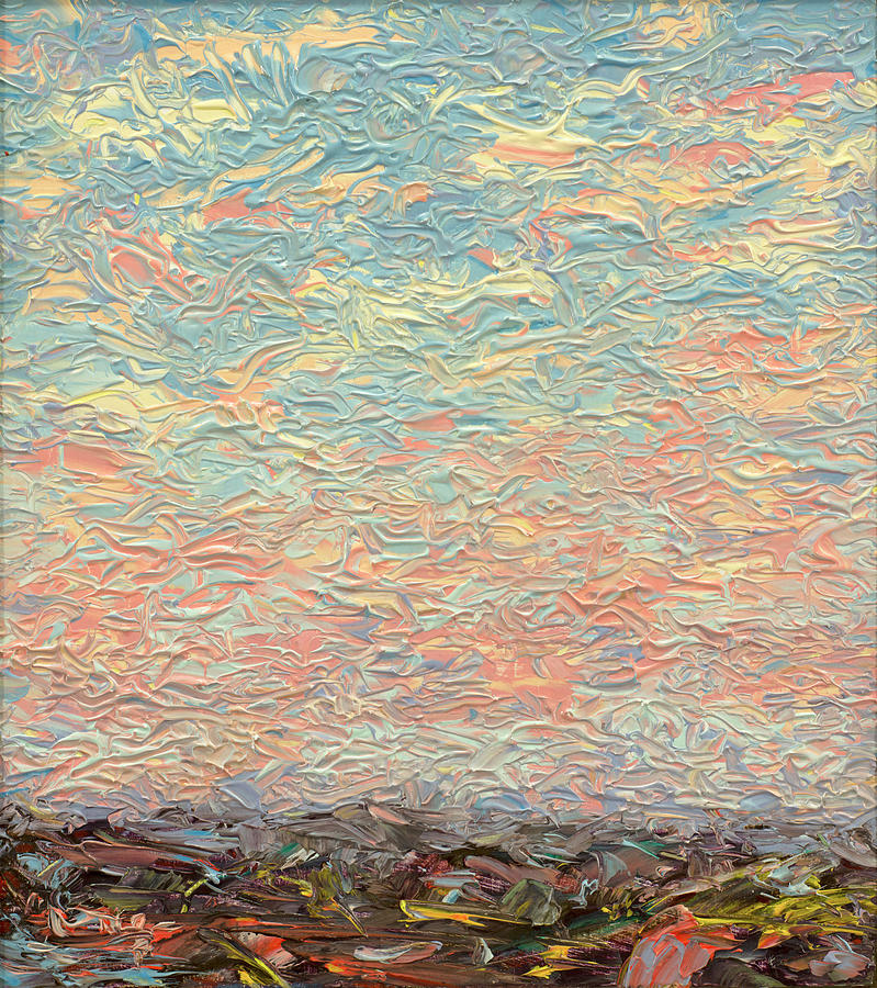Land and Sky 3 Painting by James W Johnson