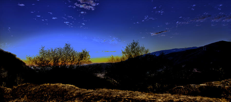 Land at Santa Ynez Pass Sunset Photograph by Joseph Hollingsworth