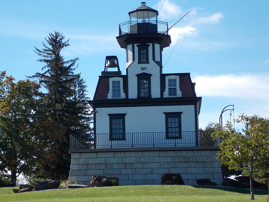 Land Locked Restored Lighthouse Photograph by Catherine Gagne