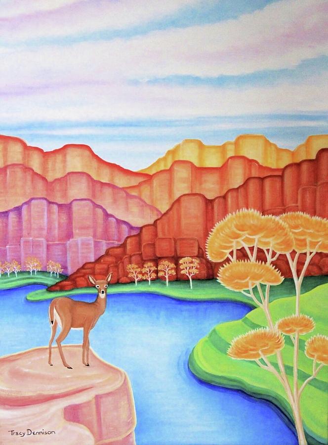 Land of Enchantment Painting by Tracy Dennison