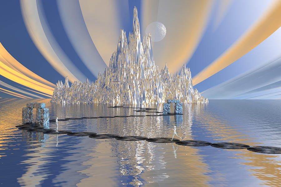 Land of light Digital Art by Claude McCoy - Pixels