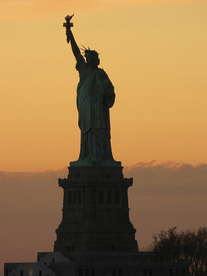 Statue Of Liberty Photograph - Land of the Free and the Brave by Emmy Vickers