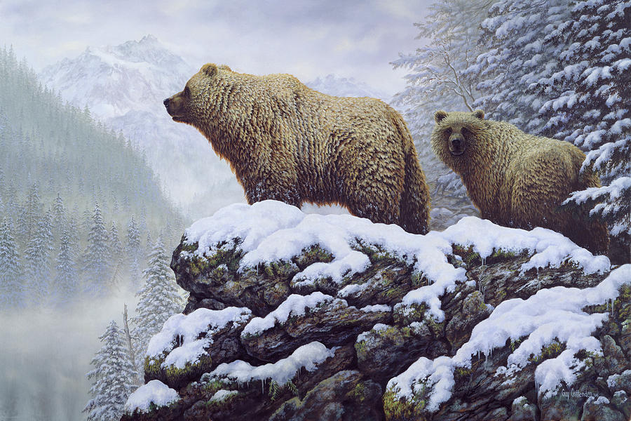 Land Of The Grizzly Painting
