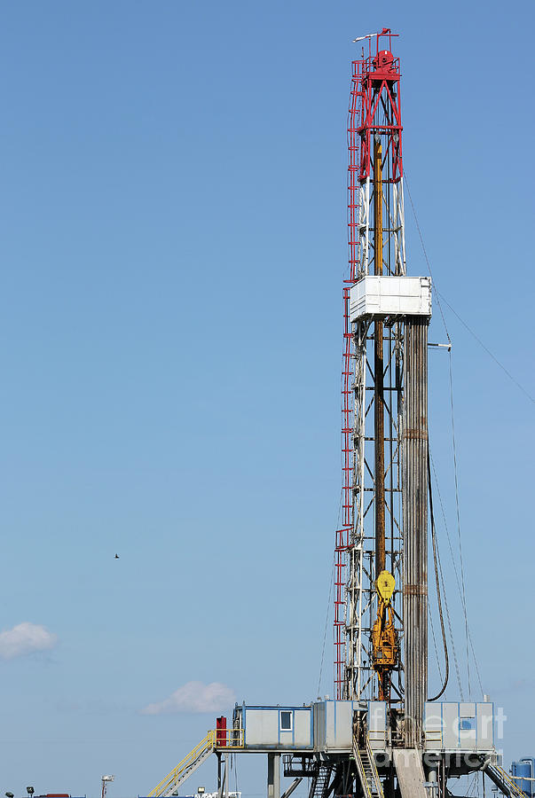 Land Oil Drilling Rig Oilfield Photograph By Goce Risteski 