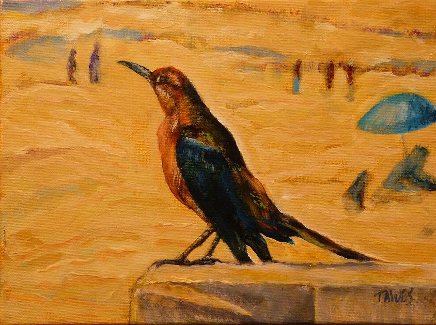 Bird Painting - Landed by Dennis Tawes