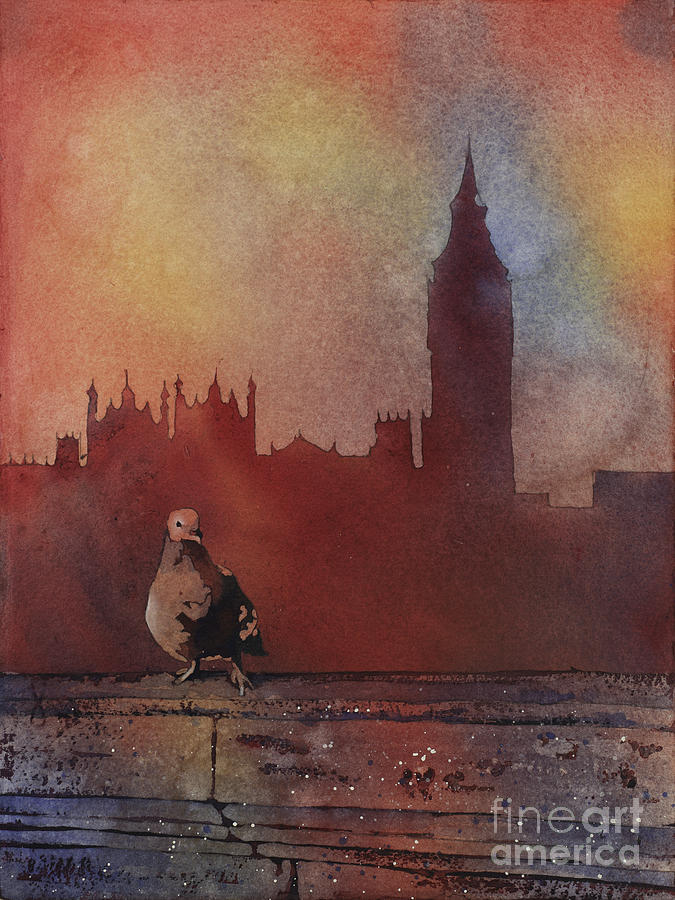 Landing Place- London Painting by Ryan Fox