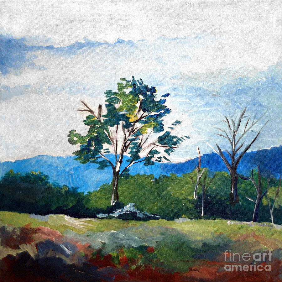 Landscape 1 Painting by Joseph A Langley