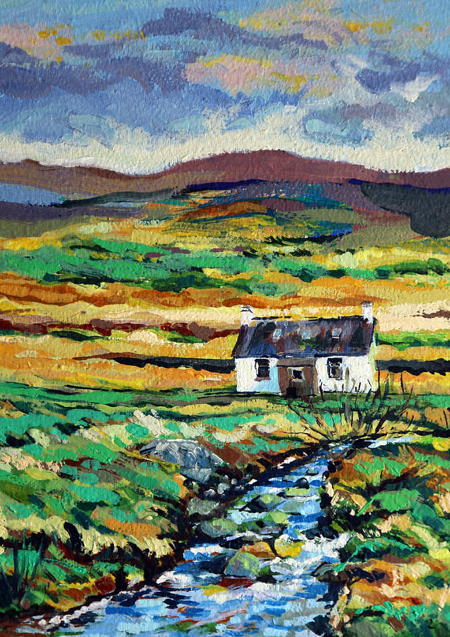 Galloway Croft and Burn Painting by Ian Mackenzie - Fine Art America