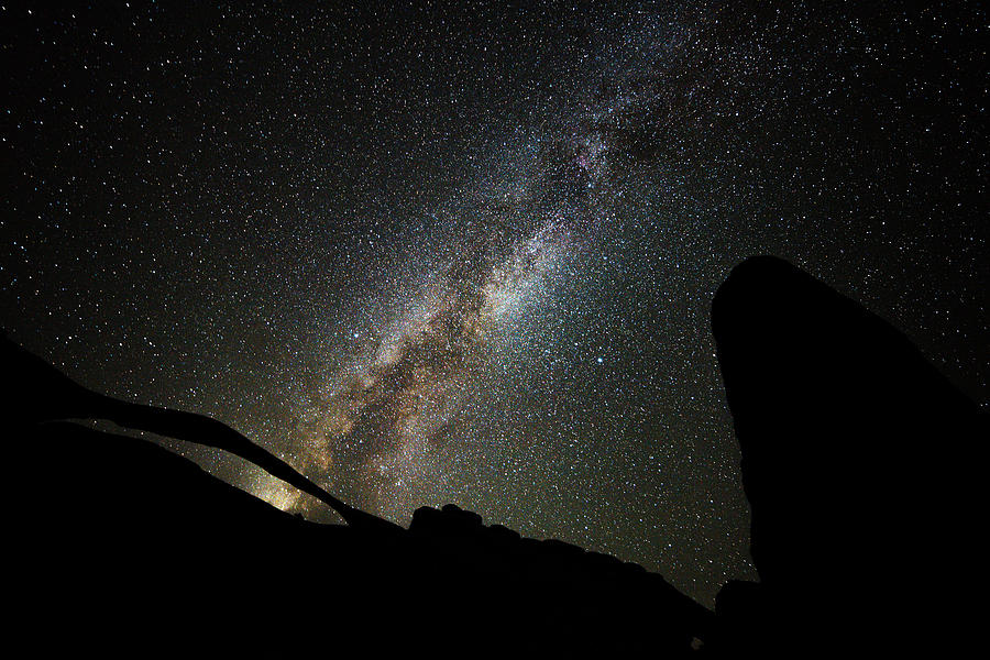 Landscape Arch Milky Way Photograph by Darren White