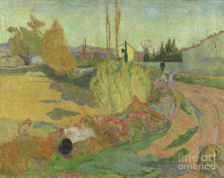 Landscape at Arles, 1888 Painting by Paul Gauguin