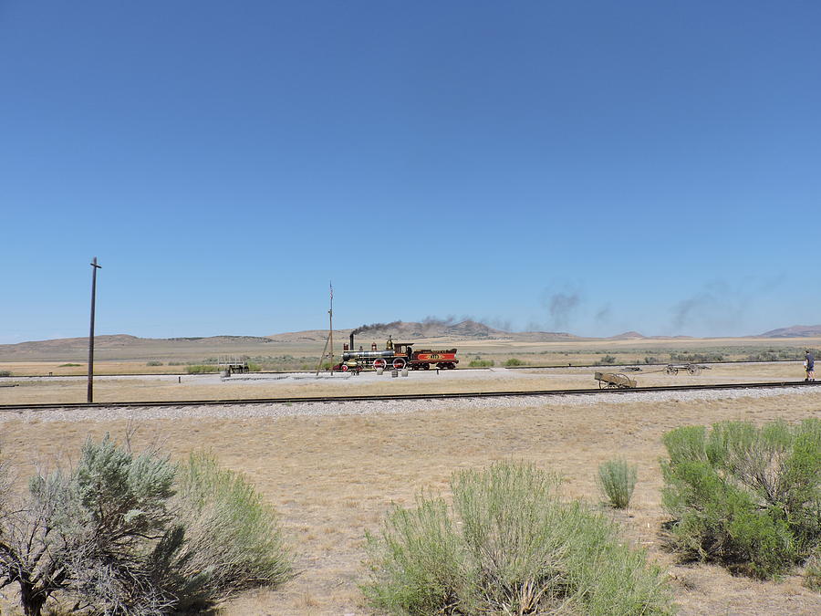 Landscape at Golden Spike Historic Site Photograph by Roberts ...