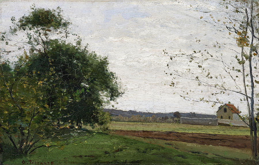 Camille Pissarro Painting - Landscape by Camille Pissarro