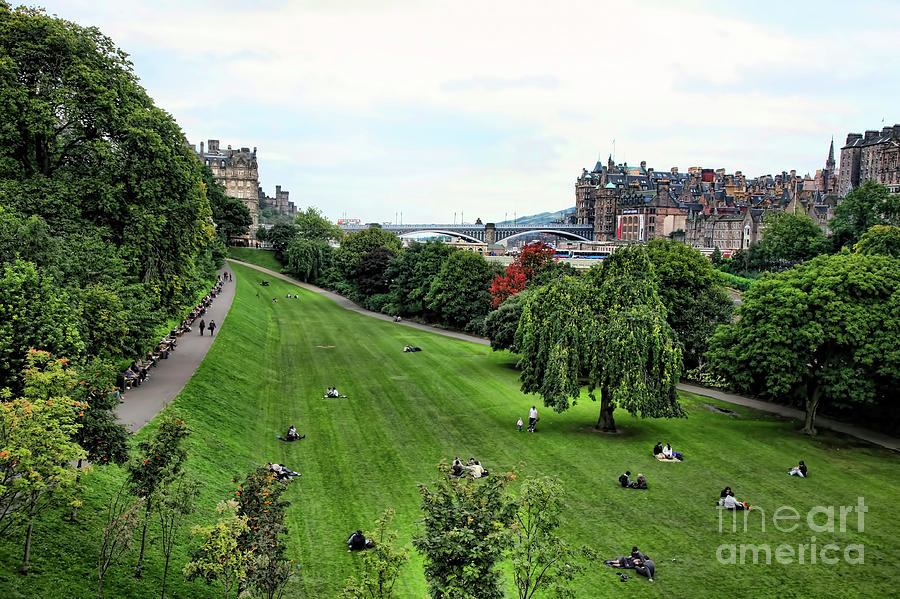Landscape Edinburgh  Photograph by Chuck Kuhn
