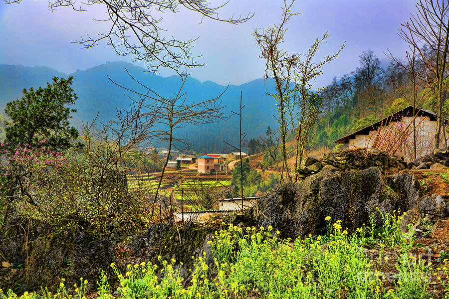 Landscape Ha Giang Vietnam Color  Photograph by Chuck Kuhn