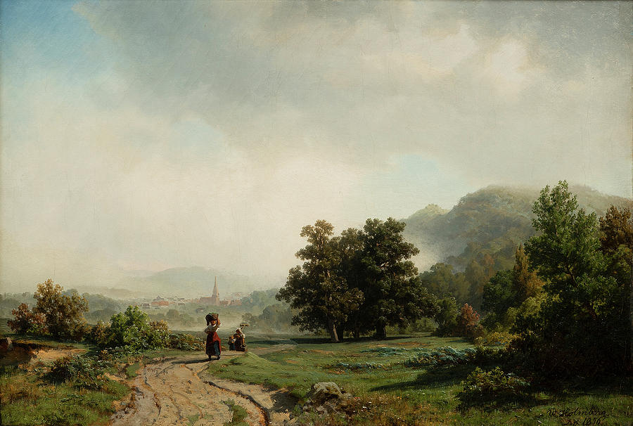 Landscape In Germany Painting