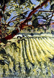 Landscape Italy eighty-five Number Forty-Seven Painting by Henry Klimowicz Landscape Italy eighty-five Number Forty-Seven Painting by Henry Klimowicz